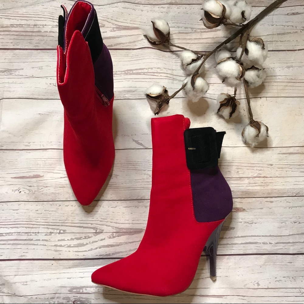 Colorblock Boots